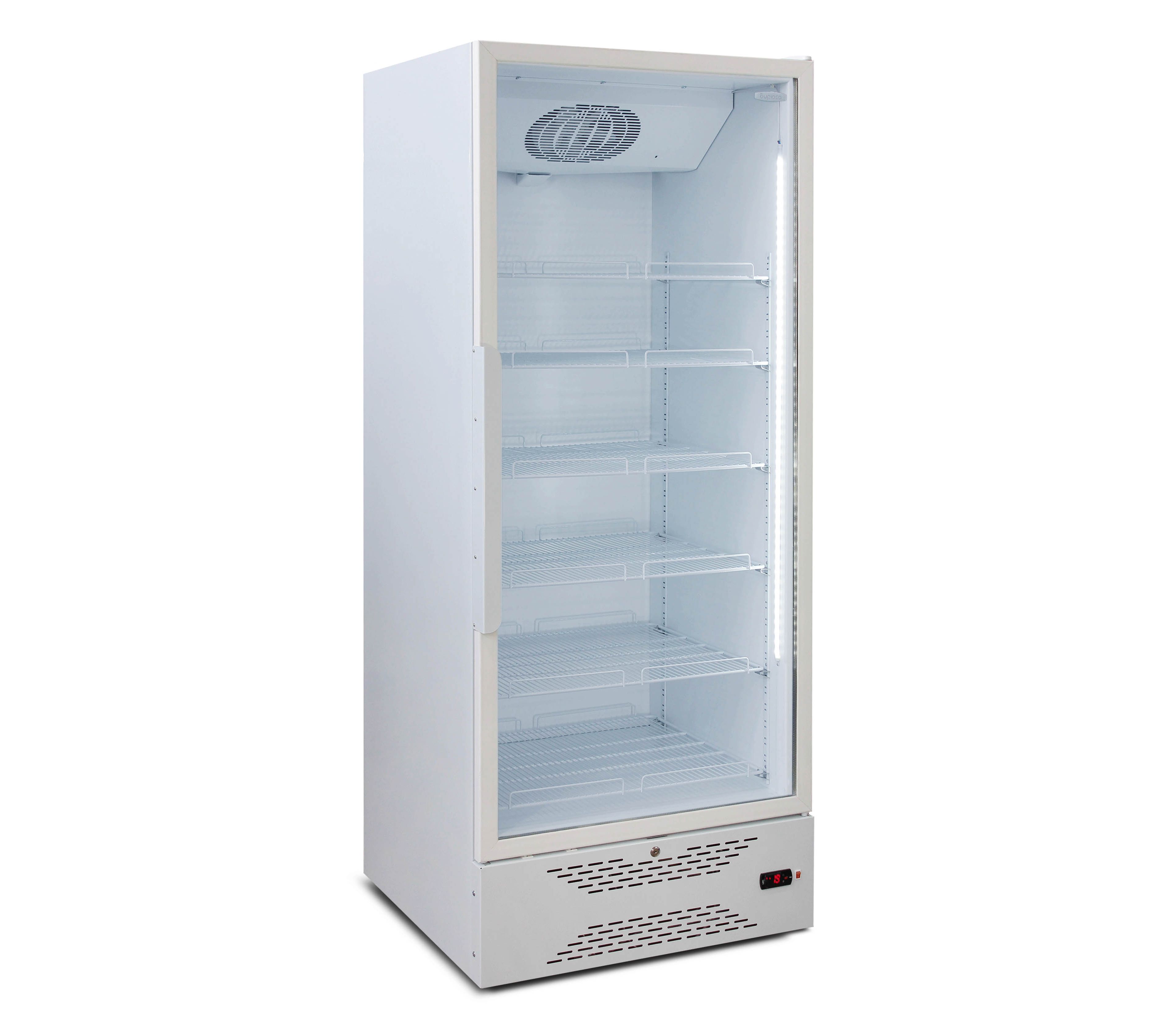 холодильный шкаф со стеклянной дверью бирюса